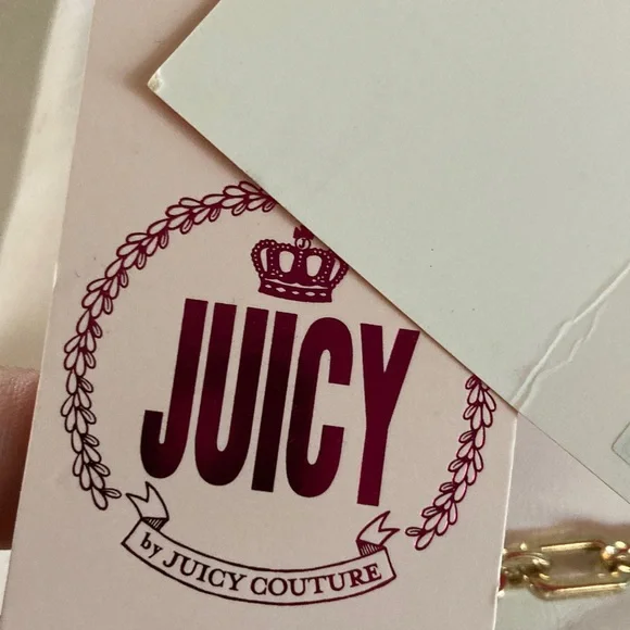 Juicy Couture White Heeled Boots with Gold Accent - Picture 2 of 8